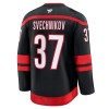 Mænd NHL Carolina Hurricanes Trøje 2024-25 Fanatics Premium Andrei Svechnikov Sort Hjemme